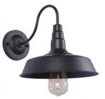 Luminária de parede Wokex Retro Vintage Industrial Waterproof Black