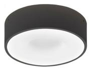 Luminária de Teto Plafon Taschibra Sushi LED 40W Preto Fosco