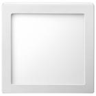 Luminaria De Teto Sobrepor 12W Quadrada Plafon Led Painel Luz Branca P/ Sala Cozinha Quarto Banheiro C/ Driver Autovolt