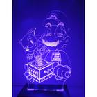 Luminária Decorativa Abajur Led Mario Personalizada c/ Nome