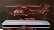 Luminária Decorativa com LED Agusta Aw109 - Hobbies do Ofício