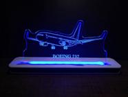 Luminária Decorativa com LED Boeing 737 - Hobbies do Ofício