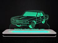 Luminária Decorativa com LED Dodge Dart - Hobbies do Ofício