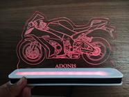 Luminária Decorativa com LED Kawasaki Ninja Zx10r 2015 - Hobbies do Ofício