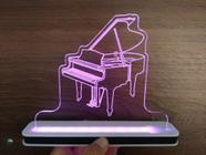 Luminária Decorativa com LED Piano - Hobbies do Ofício