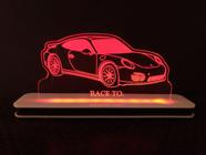 Luminária Decorativa com LED Porsche - Hobbies do Ofício
