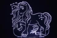 Luminária Decorativa com LED Unicórnio 02