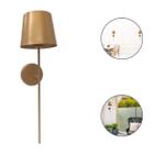 Luminária Dourado Fosco Arandela Tocheira Cúpula Metal 50Cm - Spotline