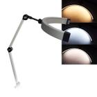 Luminaria Estetica Meia Lua Mesa Arco 3 Tons Ajustavel Maquiagem Manicure tatuagem Estudio Cilios Limpeza Rosto Pele Iluminaçao Casa Consultorio Foto