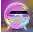 Luminaria G Speaker RGB Smart Station Caixa de Som Bluetooth e Carregador Wirelles Sem Fio
