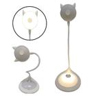 Luminaria Gato Abajur Led Pet Touch Flexivel Estudos Home Office