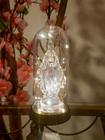 Luminária Imagem Nossa Senhora Das Graças Santíssima Virgem Maria Luzes de LED Branco Quente