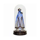 Luminária Imagem Nossa Senhora De Nazaré Mãe De Jesus Redoma e Luzes de LED Azul