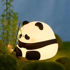 Luminária Infantil Abajur Panda Siliconado AKL-L009
