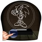 Luminária Led 3D Abajur Sonic Game Geek Jogo