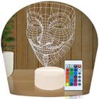 Luminária Led 3d  Anonymous Hacker  Abajur Presente Criativo Decoração