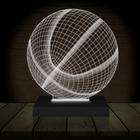 Luminária Led 3D Basquete Bola Abajur Presente Criativo Decoração