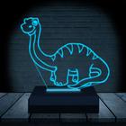 Luminária Led 3D Brotossauro Dinossauro Abajur Presente Criativo Decoração