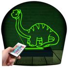 Luminária Led 3D Brotossauro Dinossauro Abajur Presente Criativo Decoração