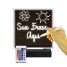 Luminária Led 3d De Escrever E Desenhar Lousa + Caneta Presente Criativo Decoração