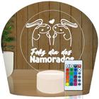 Luminária Led 3d Dia Das Namoradas Lesbica Flork Abajur