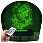 Luminária Led 3D Dinossauro Abajur Presente Criativo Decoração