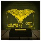 Luminária Led 3d Game Of Thrones GOT Abajur 2