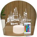 Luminária Led 3d  Harry Potter Castelo Hogwarts  Abajur Presente Criativo Decoração