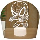 Luminária Led 3d Homem Aranha Baby Abajur Presente Criativo Decoração