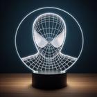 Luminária Led 3d Homem Aranha Em Acrílico