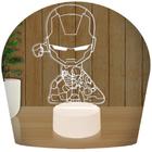 Luminária Led 3d Homem de Ferro Baby Abajur