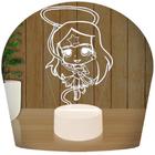 Luminária Led 3d Mulher Maravilha Baby Abajur Presente Criativo Decoração - 3D Fantasy