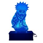 Luminaria Led 3d, Naruto, Anime, Geek, 16 Cores controle remoto