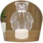 Luminária Led 3D Ursinho Urso4