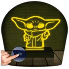 Luminária Led Abajur 3D Baby Yoda Star Wars