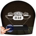 Luminária Led Abajur 3D Central Perk Friends - RB Criações