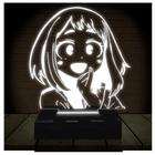 Luminária Led Abajur 3D Ochaco Uraraka Boku No Hero 16 Cores + Controle Remoto - RB Criações