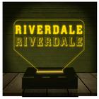 Luminária Led Abajur 3D Riverdale - RB Criações