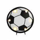 Luminária Led Abajur Bola De Futebol Times P/ Mesa Ou Parede