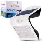 Luminária LED Arandela Solar Sensor Presença Acendimento Automático 1,5W 6500K 220 Lúmens Luz Branca