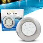 Luminária LED de Piscina 12V Corpo de inox 9W 125mm encaixe de 3/4 LED azul - Iluctron