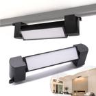 Luminária Led Difusa Linear P/trilho 10w Bivolt Preto Quente