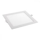 Luminaria Led Embutir Quadrada 24W 6000K 29,5Cm Kian