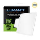 Luminária Led Embutir Quadrada 36W 4200k - Lumanti