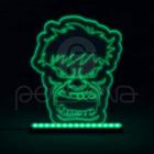 Luminaria LED - Hulk Rosto