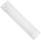 Luminária Led Linear Sobrepor Branco 10w Bivolt Quente 30cm