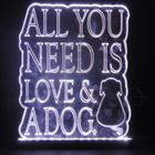 Luminaria LED - Love Dog