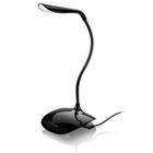 Luminaria Led Multilaser Usb 3 Niveis De Luz - Preta