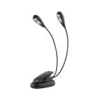 Luminária Led para Estante de Partitura Potente Preta CSL4