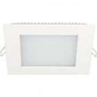 Luminaria Led Plafon Taschibra Embutir Quadrado 06W 3000K 12Cm